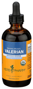 Herb Pharm, Organic Valerian Extract, Case Of 1, 4 Oz Herb Pharm, Organic Valerian Extract, Case Of 1, 4 Oz