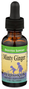 Herbs For Kids, Minty Ginger Digestive Support, 1 Each, 1 Fl Oz Herbs For Kids, Minty Ginger Digestive Support, 1 Each, 1 Fl Oz
