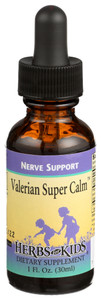 Herbs For Kids, Valerian Super Calm, 1 Each, 1 Oz Herbs For Kids, Valerian Super Calm, 1 Each, 1 Oz