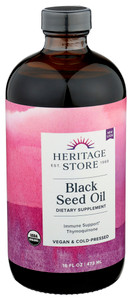 Heritage, Organic Black Seed Oil, 1 Each, 16 Oz Heritage, Organic Black Seed Oil, 1 Each, 16 Oz
