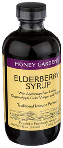 Honey Gardens, Elderberry Extract With Propolis Traditional Immune Formula, 1 Each, 8 Oz Honey Gardens, Elderberry Extract With Propolis Traditional Immune Formula, 1 Each, 8 Oz