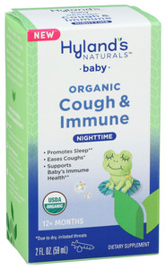 Hyland's, Cough & Immune Nighttime Dietary Supplement, Case Of 1, 2 Fl Oz Hyland's, Cough & Immune Nighttime Dietary Supplement, Case Of 1, 2 Fl Oz