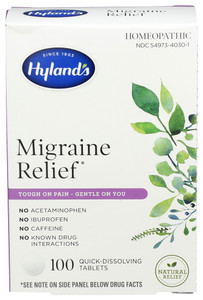 Hylands, Migraine Relief Homeopath, Case Of 3, 100 Ct Hylands, Migraine Relief Homeopath, Case Of 3, 100 Ct
