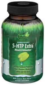 Irwin Naturals, Double Potency 5-htp Extra Mood & Relaxation Dietary Supplement Liquid Soft Gels, 1 Irwin Naturals, Double Potency 5-htp Extra Mood & Relaxation Dietary Supplement Liquid Soft Gels, 1