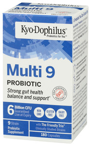 Kyo*dophilus, Kyo Dophilus 9 S, 1 Each, 180 Cap Kyo*dophilus, Kyo Dophilus 9 S, 1 Each, 180 Cap
