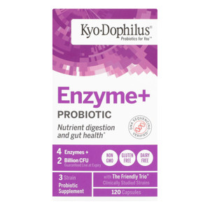 Kyolic, Kyo Dophilus Probiotics Plus Enzymes, 1 Each, 120 Cap Kyolic, Kyo Dophilus Probiotics Plus Enzymes, 1 Each, 120 Cap