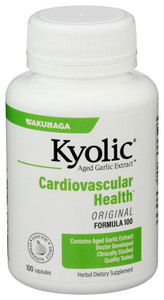 Kyolic, Aged Garlic Extract Hi Po Cardiovascular Original Formula 100, 1 Each, 100 Cap Kyolic, Aged Garlic Extract Hi Po Cardiovascular Original Formula 100, 1 Each, 100 Cap