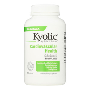 Kyolic, Aged Garlic Extract Cardiovascular Formula 100, 1 Each, 200 Cap Kyolic, Aged Garlic Extract Cardiovascular Formula 100, 1 Each, 200 Cap
