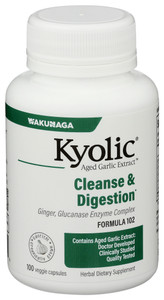 Kyolic, Aged Garlic Extract Candida Cleanse And Digestion Formula 102 00 Vegetarian Capsules, 1 Each Kyolic, Aged Garlic Extract Candida Cleanse And Digestion Formula 102 00 Vegetarian Capsules, 1 Each