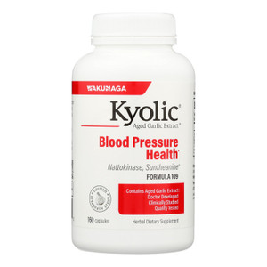 Kyolic, Aged Garlic Extract Blood Pressure Health Formula 109, 1 Each, 160 Cap Kyolic, Aged Garlic Extract Blood Pressure Health Formula 109, 1 Each, 160 Cap