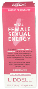 Liddell Homeopathic, Female Sexual Energy Oral Spray, 1 Each, 1 Oz Liddell Homeopathic, Female Sexual Energy Oral Spray, 1 Each, 1 Oz