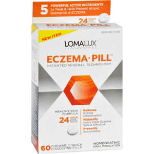 Loma Lux Laboratories, Eczema Pill Healthy Skin Formula, 1 Each, 60 Ct Loma Lux Laboratories, Eczema Pill Healthy Skin Formula, 1 Each, 60 Ct