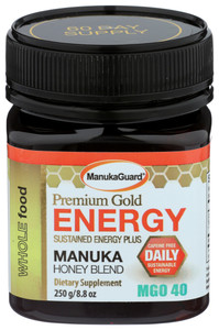 Manukaguard, Premium Energy Manuka Honey Blend Mgo 40, 1 Each, 8.8 Oz Manukaguard, Premium Energy Manuka Honey Blend Mgo 40, 1 Each, 8.8 Oz