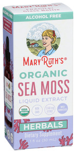Mary Ruth's, Herbals Sea Moss Liquid Extract, Case Of 1, 1 Fl Oz Mary Ruth's, Herbals Sea Moss Liquid Extract, Case Of 1, 1 Fl Oz