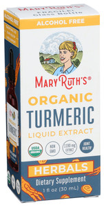 Mary Ruth's, Herbals Turmeric Liquid Extract, Case Of 1, 1 Fl Oz Mary Ruth's, Herbals Turmeric Liquid Extract, Case Of 1, 1 Fl Oz