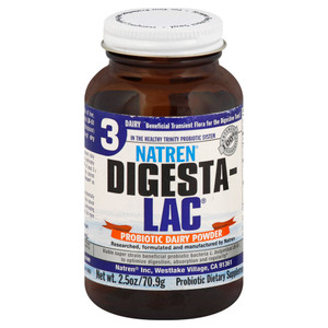 Natren, Digesta Lac Probiotic Dairy Powder, 1 Each, 2.5 Oz Natren, Digesta Lac Probiotic Dairy Powder, 1 Each, 2.5 Oz