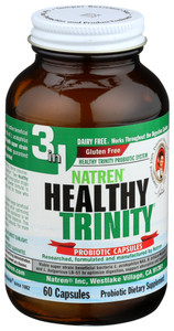 Natren, Healthy Trinity Probiotic Dietary Supplement Capsules, 1 Each, 60 Cap Natren, Healthy Trinity Probiotic Dietary Supplement Capsules, 1 Each, 60 Cap