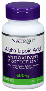 Natrol, Alpha Lipoic Acid Sules, 1 Each, 30 Cap Natrol, Alpha Lipoic Acid Sules, 1 Each, 30 Cap
