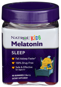 Natrol, Kids Melatonin Sleep Support Gummies Berry, 1 Each, 90 Ct Natrol, Kids Melatonin Sleep Support Gummies Berry, 1 Each, 90 Ct