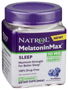 Natrol, Melatoninmax Sleep Gummies 10mg, 1 Each, 80 Ct Natrol, Melatoninmax Sleep Gummies 10mg, 1 Each, 80 Ct