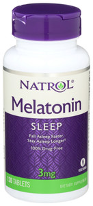Natrol, Melatonin Lets 3mg, 1 Each, 120 Tab Natrol, Melatonin Lets 3mg, 1 Each, 120 Tab