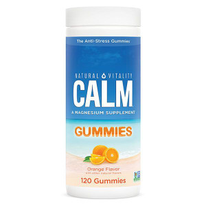 Natural Vitality, Calm Gummies Orange Flavor, 1 Each, 120 Ct Natural Vitality, Calm Gummies Orange Flavor, 1 Each, 120 Ct