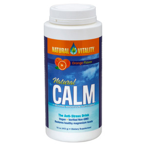 Natural Vitality, Calm Anti Stress Drink Mix Orange Flavor, 1 Each, 16 Oz Natural Vitality, Calm Anti Stress Drink Mix Orange Flavor, 1 Each, 16 Oz