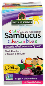 Nature's Answer, Sambucus Chews Kids, 1 Each, 45 Ct Nature's Answer, Sambucus Chews Kids, 1 Each, 45 Ct