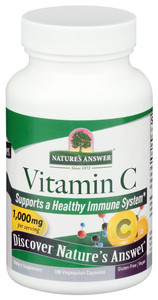 Nature's Answer, Vitamin C 1000mg, 1 Each, 100 Count Nature's Answer, Vitamin C 1000mg, 1 Each, 100 Count