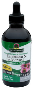 Nature's Answer, Echinacea And Goldenseal, 1 Each, 4 Fl Oz Nature's Answer, Echinacea And Goldenseal, 1 Each, 4 Fl Oz