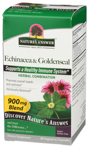 Nature's Answer, Echinacea & Goldenseal, Case Of 1, 90 Vcap Nature's Answer, Echinacea & Goldenseal, Case Of 1, 90 Vcap