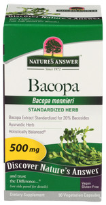 Nature's Answer, Bacopa 90 Veggie Caps, 1 Each, 90 Capsules Nature's Answer, Bacopa 90 Veggie Caps, 1 Each, 90 Capsules