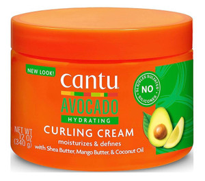 Cantu Avocado Curling Cream Hydrating 12Oz Jar Cantu Avocado Curling Cream Hydrating 12Oz Jar
