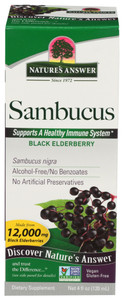 Nature's Answer, Sambucus Black Elderberry 12,000mg, 1 Each, 4 Oz Nature's Answer, Sambucus Black Elderberry 12,000mg, 1 Each, 4 Oz