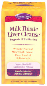 Nature's Secret, Milk Thistle Liver Cleanse, 1 Each, 60 Cnt Nature's Secret, Milk Thistle Liver Cleanse, 1 Each, 60 Cnt