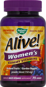 Nature's Way, Alive! Women's Gummy Multi-vitamin, 1 Each, 75 Chew Nature's Way, Alive! Women's Gummy Multi-vitamin, 1 Each, 75 Chew