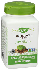 Nature's Way, Dietary Supplement Burdock Root, 1 Each, 100 Cap Nature's Way, Dietary Supplement Burdock Root, 1 Each, 100 Cap