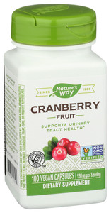 Nature's Way, Dietary Supplement Cranberry Fruit, 1 Each, 100 Cap Nature's Way, Dietary Supplement Cranberry Fruit, 1 Each, 100 Cap