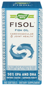 Nature's Way, Fisol Fish Oil, 1 Each, 180 Sgel Nature's Way, Fisol Fish Oil, 1 Each, 180 Sgel