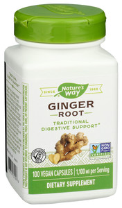 Nature's Way, Dietary Supplement Ginger Root, 1 Each, 100 Cap Nature's Way, Dietary Supplement Ginger Root, 1 Each, 100 Cap