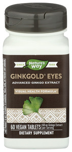 Nature's Way, Ginkgold Eyes, 1 Each, 60 Tab Nature's Way, Ginkgold Eyes, 1 Each, 60 Tab
