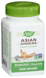 Nature's Way, Dietary Supplement Korean Ginseng, 1 Each, 100 Cap Nature's Way, Dietary Supplement Korean Ginseng, 1 Each, 100 Cap