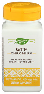 Nature's Way, Gtf Chromium 200 Mcg, 1 Each, 100 Cap Nature's Way, Gtf Chromium 200 Mcg, 1 Each, 100 Cap