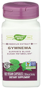 Nature's Way, Gymnema Premium Extract 500mg, 1 Each, 60 Cap Nature's Way, Gymnema Premium Extract 500mg, 1 Each, 60 Cap