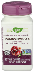 Nature's Way, Pomegranate, 1 Each, 60 Vcap Nature's Way, Pomegranate, 1 Each, 60 Vcap