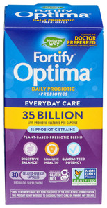 Nature's Way, Fortify Optima Everyday Care Probiotic, 1 Each, 30 Vcap Nature's Way, Fortify Optima Everyday Care Probiotic, 1 Each, 30 Vcap