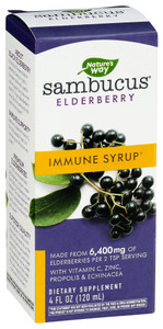 Nature's Way, Dietary Supplement Sambucus Immune Syrup Elderberry, 1 Each, 4 Oz Nature's Way, Dietary Supplement Sambucus Immune Syrup Elderberry, 1 Each, 4 Oz