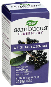 Nature's Way, Original Sambucus Elderberry Lozenges, 1 Each, 30 Ct Nature's Way, Original Sambucus Elderberry Lozenges, 1 Each, 30 Ct
