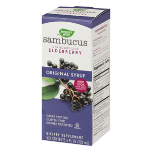 Nature's Way, Dietary Supplement Original Sambucus Elderberry Syrup, 1 Each, 4 Oz Nature's Way, Dietary Supplement Original Sambucus Elderberry Syrup, 1 Each, 4 Oz