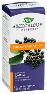 Nature's Way, Dietary Supplement Sambucus Sugar Free Syrup, 1 Each, 4 Oz Nature's Way, Dietary Supplement Sambucus Sugar Free Syrup, 1 Each, 4 Oz